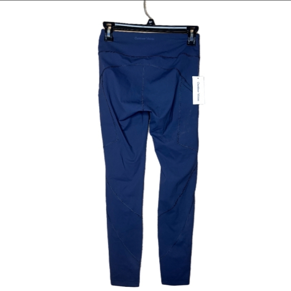 Outdoor Voices Zoom 7/8 Navy Performance Leggings